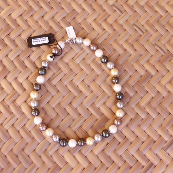 LUCORAL Mother of Pearl Sterling silver Necklace - Picture 3 of 8